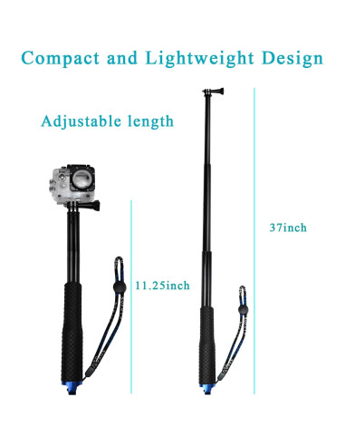 Palo Selfie Extensible VVHOOY 28-94cm Aluminio Compatible Cámaras