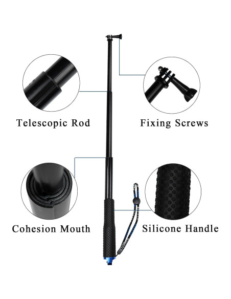 Palo Selfie Extensible VVHOOY 28-94cm Aluminio Compatible Cámaras