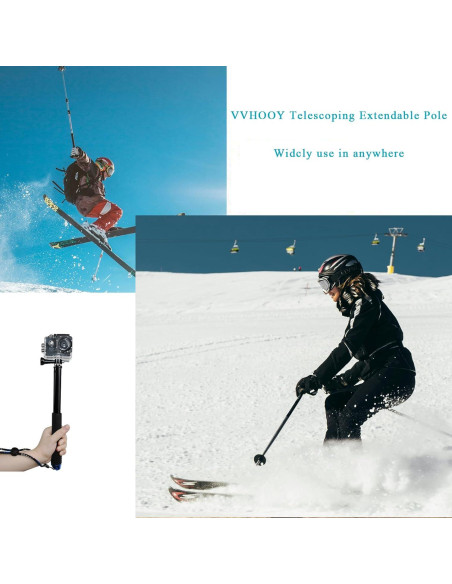 Palo Selfie Extensible VVHOOY 28-94cm Aluminio Compatible Cámaras