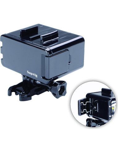 Luz Submarina Dimmable Suptig para GoPro Hero 13-4, 166g
