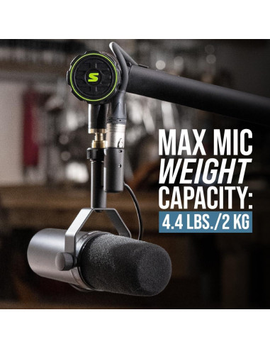 Brazo Articulado de Micrófono Shure By Gator BROADCAST1