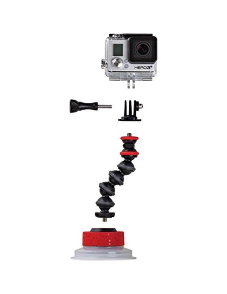 Ventosa JOBY con Brazo GorillaPod para Cámaras de Acción