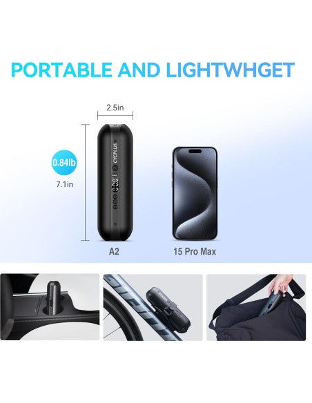 Compresor de Aire Eléctrico CYCPLUS A2 150 PSI Portátil