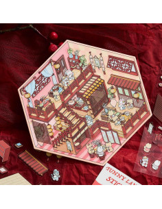 10 Juegos de Pegatinas 3D DIY LIFCIUSO - Escenas Creativas 2