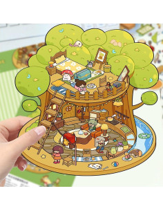 9 Paquetes de Pegatinas 3D Hilikol para Decoración Creativa 2