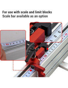 Guía de Inglete Telescópica Ajustable Genérico 50-86cm Aluminio 2