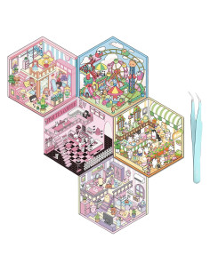 5 Conjuntos de Pegatinas 3D DIY WUUPCKY para Manualidades