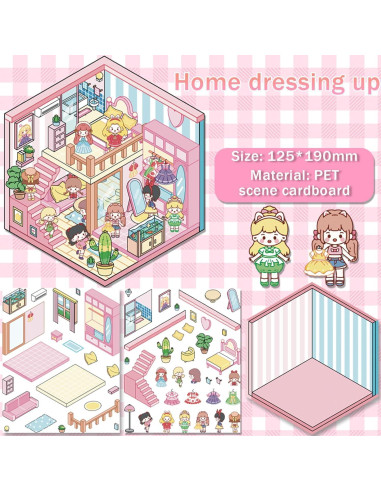 5 Conjuntos de Pegatinas 3D DIY WUUPCKY para Manualidades