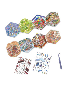 Stickers 3D para Decoración de Habitaciones OrgSvnHse - 8 Conjuntos