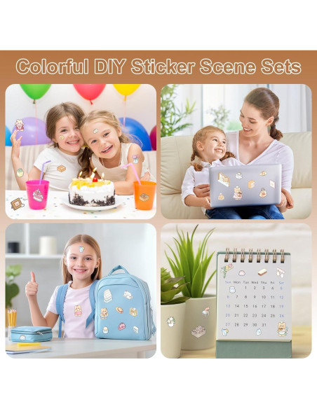 Pegatinas 3D DIY Prosperify - Mini Tiendas de Caricatura