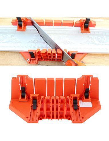 Caja de Inglete Ejoyous de Plástico ABS con Ángulos 0 22.5 45 90