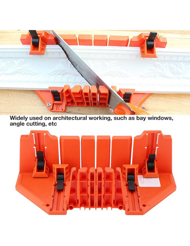 Caja de Inglete Ejoyous de Plástico ABS con Ángulos 0 22.5 45 90