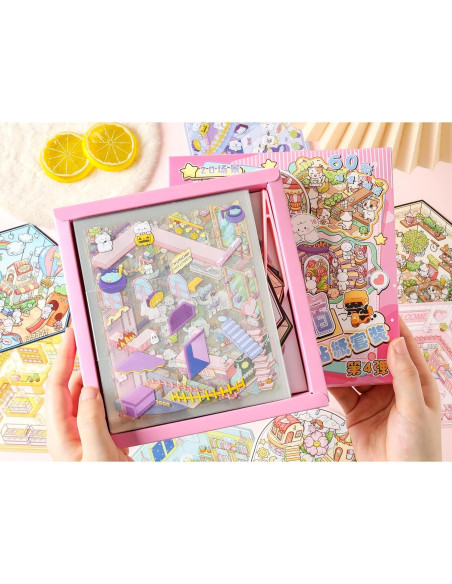 Set de Stickers 3D DIY Casa 20 Conjuntos Affoto