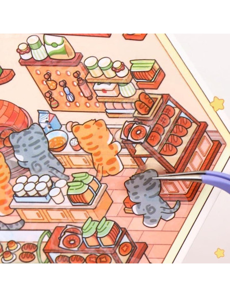 8 Juegos de Pegatinas 3D DIY Affoto para Manualidades