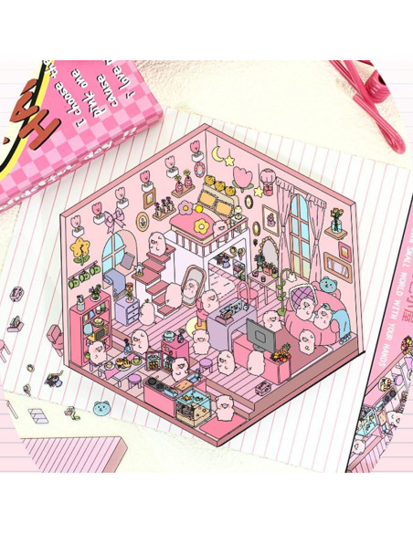 8 Stickers 3D Limvoo para Decorar - Creativos y Reutilizables