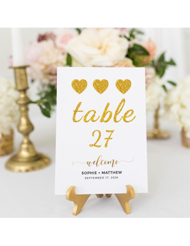 1245 Etiquetas de Letras Doradas Huimdery Autoadhesivas 1"