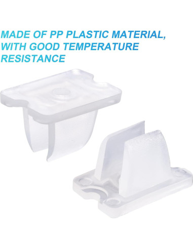 30 Clips de Montaje para Tiras de Luz LED Gosknor 5-6mm