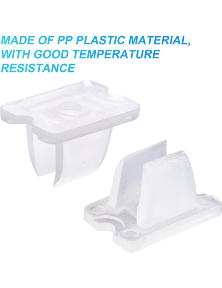 30 Clips de Montaje para Tiras de Luz LED Gosknor 5-6mm