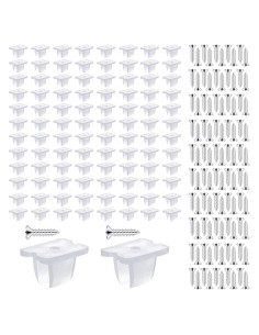 Clips de Montaje para Tiras LED Sliverdew 200 Pcs Impermeables