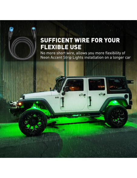 Cable de Extensión 4 Pin Nilight 5FT (1.52 m) para Luces RGB