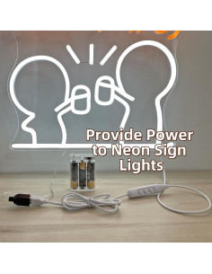 Batería Portátil FLAGMEE para Carteles de Neón 5V - 3AA 2