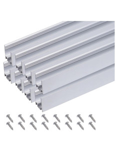 Soporte de Aluminio Shine Decor 1M para Luces Neón 8x16mm y 7x14.5mm