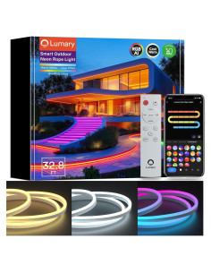 Luces de Cuerda Neón Inteligentes Lumary 10m IP65 RGB+Blanco