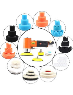 Lijadora Neumática SI FANG 48PCS 1-3 Pulgadas 15000RPM 2