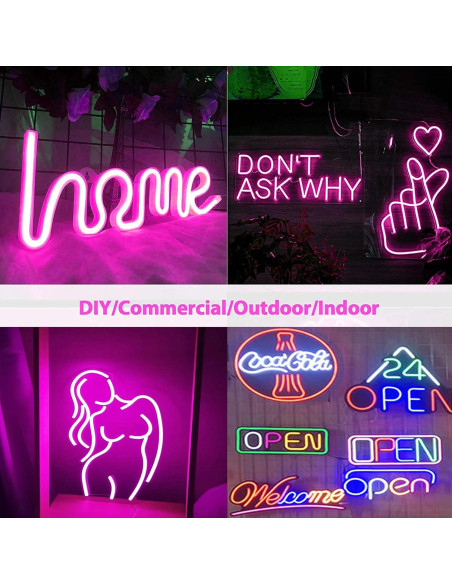 100 Clips de Cuerda LED TiTiToo + 200 Tornillos de 10mm