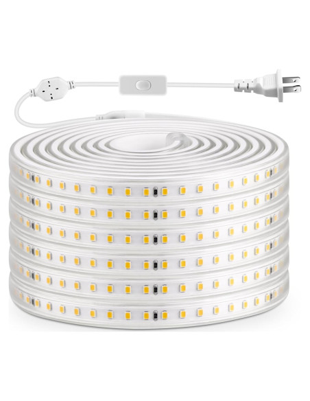 Tira LED exterior AIMENGTE 10m 1200 LEDs 4000K IP65