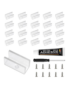 Soportes de Montaje MOLIONS para Luces de Neón 8mm - 50 Clips