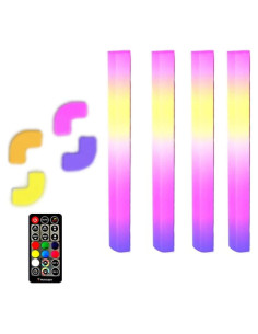 Barras de Luz LED de Pared RGB Fontu, Juego de 4 Piezas