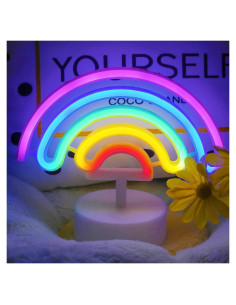 Luz de Neón Arcoíris LED BHCLIGHT - Decoración Multicolor