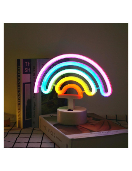 Luz de Neón Arcoíris LoveNite LED para Decoración de Habitaciones