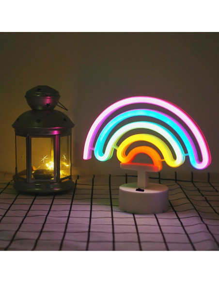 Luz de Neón Arcoíris LoveNite LED para Decoración de Habitaciones