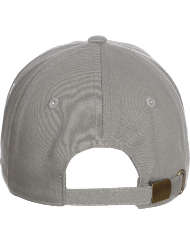 Gorra de papá Daxton Classic 3D Varsity Unisex Blanco Naranja