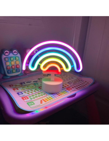 Luz de Neón Arcoíris LoveNite LED para Decoración de Habitaciones
