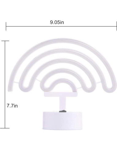 Luz de Neón Arcoíris LoveNite LED para Decoración de Habitaciones