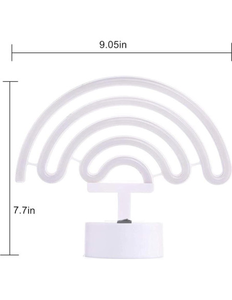Luz de Neón Arcoíris LoveNite LED para Decoración de Habitaciones