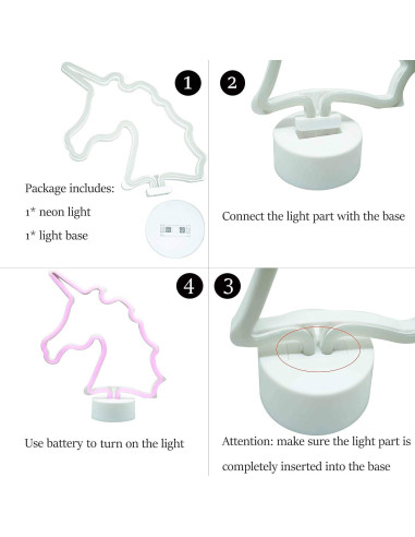 Luz de Neón Arcoíris LoveNite LED para Decoración de Habitaciones