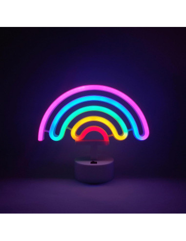 Luz de Neón Arcoíris LoveNite LED para Decoración de Habitaciones