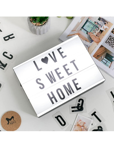 Caja de Luz de Cine Aoutrow LED Personalizada 30.7x22.1cm