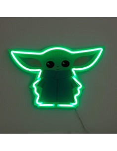 Arte de Pared LED Neón Star Wars El Niño 30x19.2 cm Idea Nuova 2