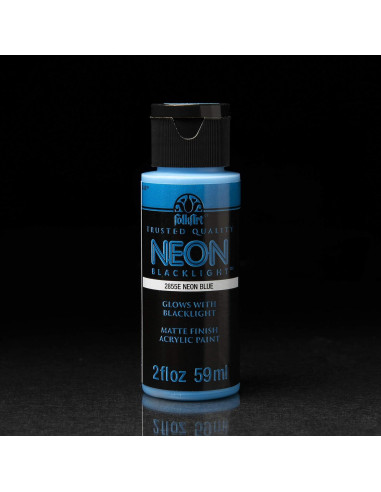 Juego de Pintura Acrílica FolkArt Neon Glow 8 Colores 472 ml