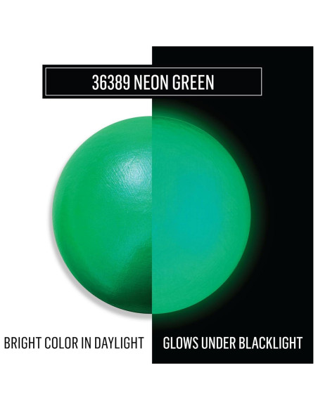 Pintura Acrílica FolkArt Color Shift Blacklight Verde Neón 59ml