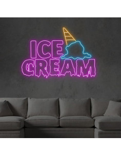 Letrero de Neón LED Helado Goteante 45.72cm BELISAMA 2