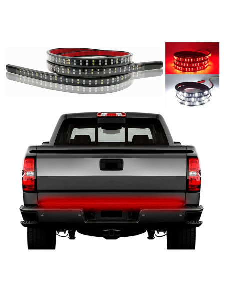 Barra de Luz LED Kewucn 122 cm Doble Fila Impermeable