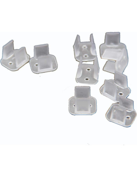 Clips de Montaje para Tiras LED Neon 99 Lighting - 100 Piezas