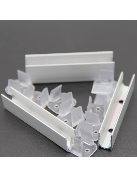 Clips de Montaje para Tiras LED Neon 99 Lighting - 100 Piezas