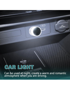 Lámpara LED USB Mini DWARFOO para Coche y Decoración - 2PCS 2